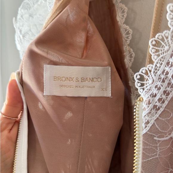 Bronx and Banco Megan Mini Dress in White - Picture 8 of 9